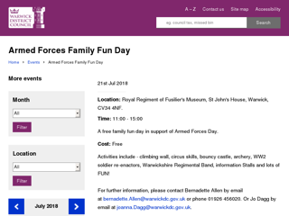 Screenshot for https://www.warwickdc.gov.uk/events/event/112/armed_forces_family_fun_day