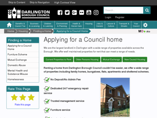 Screenshot for https://www.darlington.gov.uk/housing/finding-a-home/applying-for-a-council-home/