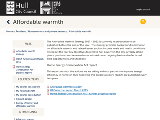 Screenshot for http://www.hull.gov.uk/resident/homeowners-and-private-tenants/affordable-warmth