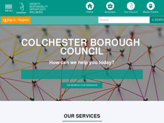 Screenshot for https://www.colchester.gov.uk/media-centre/