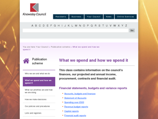 Screenshot for http://www.knowsley.gov.uk/your-council/publication-scheme/what-we-spend-and-how-we-spend-it