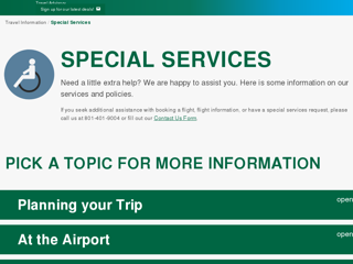 Screenshot for https://www.flyfrontier.com/travel-information/special-services/