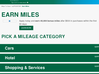 Screenshot for https://www.flyfrontier.com/ways-to-save/myfrontier/earn-miles/