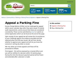 Screenshot for https://www.midsuffolk.gov.uk/communities/parking/parking-fines-and-appeals/appeal-a-parking-fine/