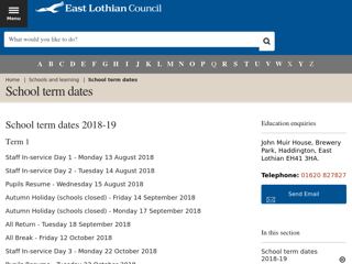 Screenshot for https://www.eastlothian.gov.uk/info/210557/schools_nurseries_and_learning/12007/school_term_dates