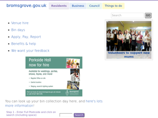 Screenshot for https://www.bromsgrove.gov.uk/
