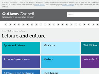 Screenshot for https://www.oldham.gov.uk/info/100009/leisure_and_culture
