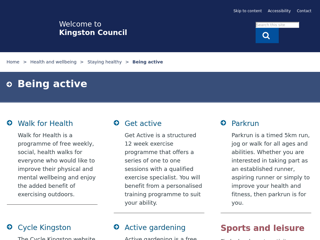Screenshot for https://www.kingston.gov.uk/info/200312/being_active