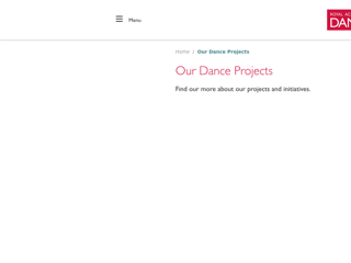 Screenshot for https://www.royalacademyofdance.org/our-dance-projects/