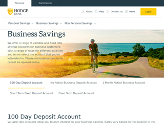 Screenshot for https://www.hodgebank.co.uk/business-savings/