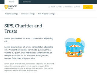 Screenshot for https://www.hodgebank.co.uk/sips-charities-and-trusts/