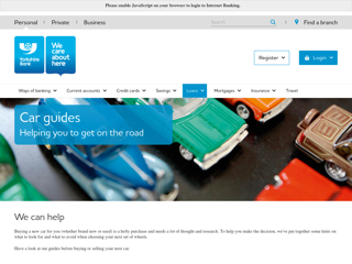 Screenshot for https://secure.ybonline.co.uk/personal/loans/car-guides/