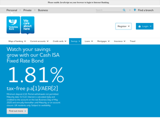 Screenshot for https://secure.ybonline.co.uk/personal/savings/