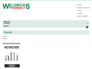 Screenshot for https://www.weldricks.co.uk/brands?utm_source=homepage&utm_medium=feature&utm_campaign=azbrands