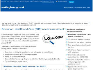 Screenshot for https://www.wokingham.gov.uk/local-offer-for-0-25-year-olds-with-additional-needs/education-and-special-educational-needs/education-health-and-care-needs-assessment/