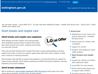 Screenshot for https://www.wokingham.gov.uk/local-offer-for-0-25-year-olds-with-additional-needs/health-and-social-care/social-care/short-breaks-and-respite-care/