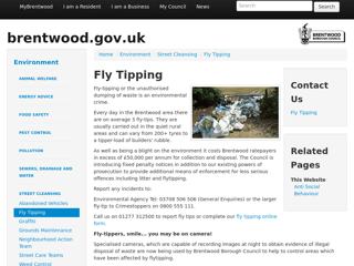 Screenshot for http://www.brentwood.gov.uk/index.php?cid=370