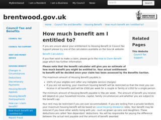 Screenshot for http://www.brentwood.gov.uk/index.php?cid=633