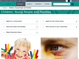 Screenshot for https://www.pembrokeshire.gov.uk/children-young-people-and-families