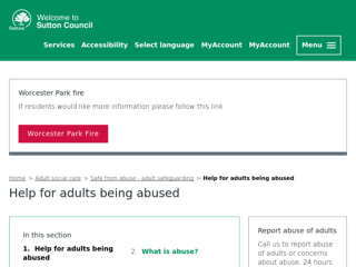 Screenshot for https://www.sutton.gov.uk/info/200609/safe_from_abuse_-_adult_safeguarding/1617/help_for_adults_being_abused?