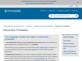 Screenshot for https://www.gloucestershire.gov.uk/transport/school-and-college-transport/school-bus-timetables/