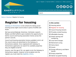 Screenshot for https://www.eastsuffolk.gov.uk/housing/how-to-register/