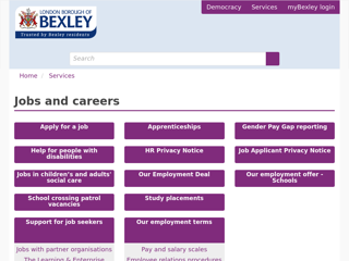 Screenshot for https://www.bexley.gov.uk/services/jobs-and-careers