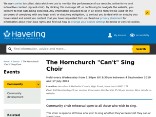 Screenshot for https://www.havering.gov.uk/events/event/1898/the_hornchurch_cant_sing_choir