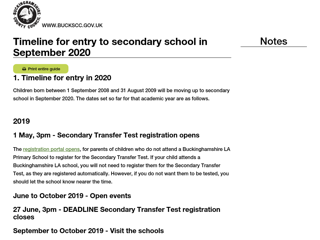 Screenshot for https://www.buckscc.gov.uk/services/education/school-admissions/moving-up-to-secondary-school/?print=true