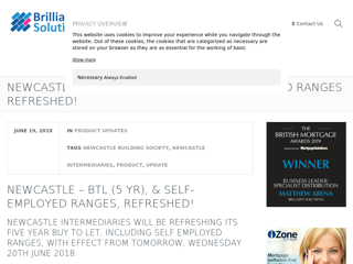 Screenshot for https://brilliantsolutions.co.uk/newcastle-five-year-btl-and-self-employed-ranges-refreshed/