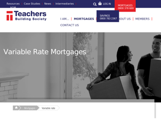 Screenshot for https://www.teachersbs.co.uk/mortgages-for-teachers/variable-rate