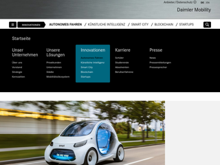 Screenshot for https://www.daimler-mobility.com/de/innovationen/autonomes-fahren/smart-vision-eq/