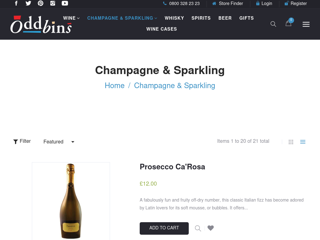 Screenshot for https://www.oddbins.com/collections/champagne-sparkling