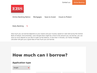 Screenshot for https://www.ebs.ie/mortgage-affordability-calculator
