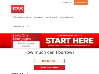 Screenshot for https://www.ebs.ie/mortgages