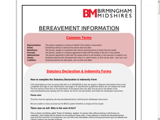 Screenshot for https://www.birminghammidshires.co.uk/documents/public/bereavement.pdf