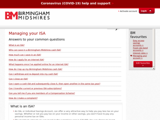 Screenshot for https://www.birminghammidshires.co.uk/existing-savers/managing-your-account/managing-your-isa/?WT.ac=BMABCONA1