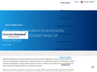 Screenshot for https://www.aberdeenstandard.com/en/uk/investor/media-centre/media-centre-news-article/aberdeen-standard-investments-appoints-new-global-head-of-insurance