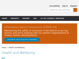 Screenshot for https://www.rossendale.gov.uk/homepage/10113/health_and_wellbeing