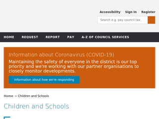 Screenshot for https://www.rossendale.gov.uk/homepage/10123/children_and_schools