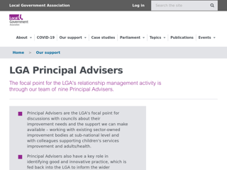 Screenshot for https://www.local.gov.uk/our-support/lga-principal-advisers