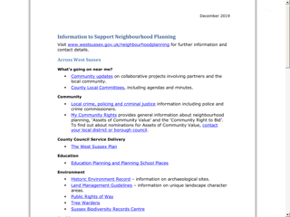 Screenshot for https://www.westsussex.gov.uk/media/4625/info_to_support_neighbourhoodplans.pdf
