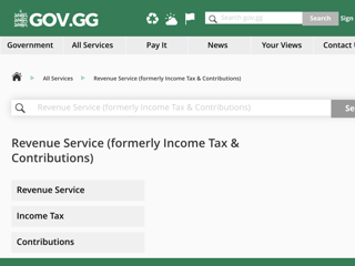 Screenshot for https://gov.gg/taxandsocialsecurity