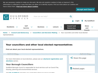 Screenshot for https://www.guildford.gov.uk/article/17663/Your-councillors-and-other-local-elected-representatives