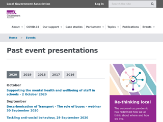 Screenshot for https://www.local.gov.uk/events/past-event-presentations
