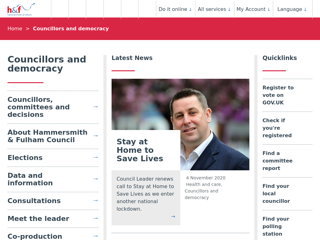 Screenshot for https://www.lbhf.gov.uk/councillors-and-democracy