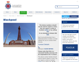 Screenshot for https://www.lancashire.police.uk/your-area/west-division/blackpool/