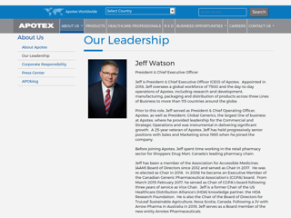Screenshot for https://www1.apotex.com/global/about-us/our-leadership