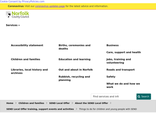 Screenshot for https://www.norfolk.gov.uk/children-and-families/send-local-offer/about-the-local-offer/training-and-support-events/things-to-do