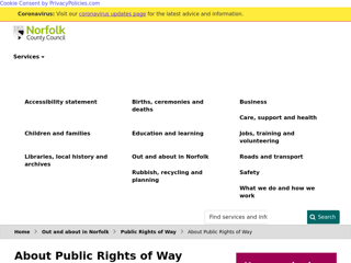 Screenshot for https://www.norfolk.gov.uk/out-and-about-in-norfolk/public-rights-of-way/about-public-rights-of-way